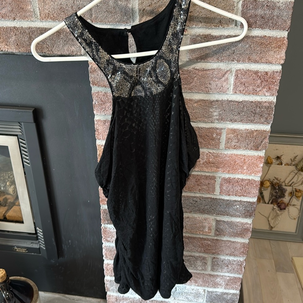 Express large sequin tank